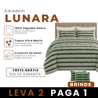 [LEVE 2 PAGUE 1] Edredom Lunara em 100% Algodão Premium +2 BRINDES: Capas para Travesseiro